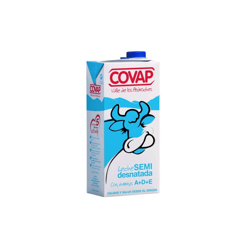 LECHE COVAP SEMI BRIK 1 L LECHE COVAP SEMI BRIK 1 L